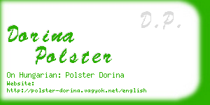 dorina polster business card